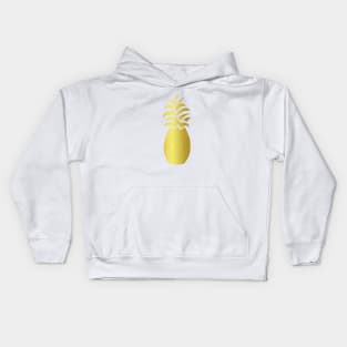 GOLD Pineapple Kids Hoodie